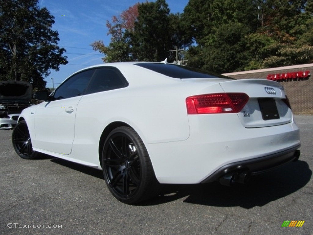 2017 S5 3.0 TFSI quattro Coupe - Glacier White Metallic / Black photo #5