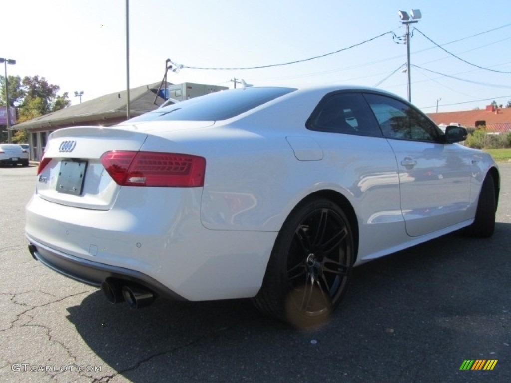 2017 S5 3.0 TFSI quattro Coupe - Glacier White Metallic / Black photo #9