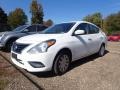 2019 Fresh Powder White Nissan Versa SV  photo #6