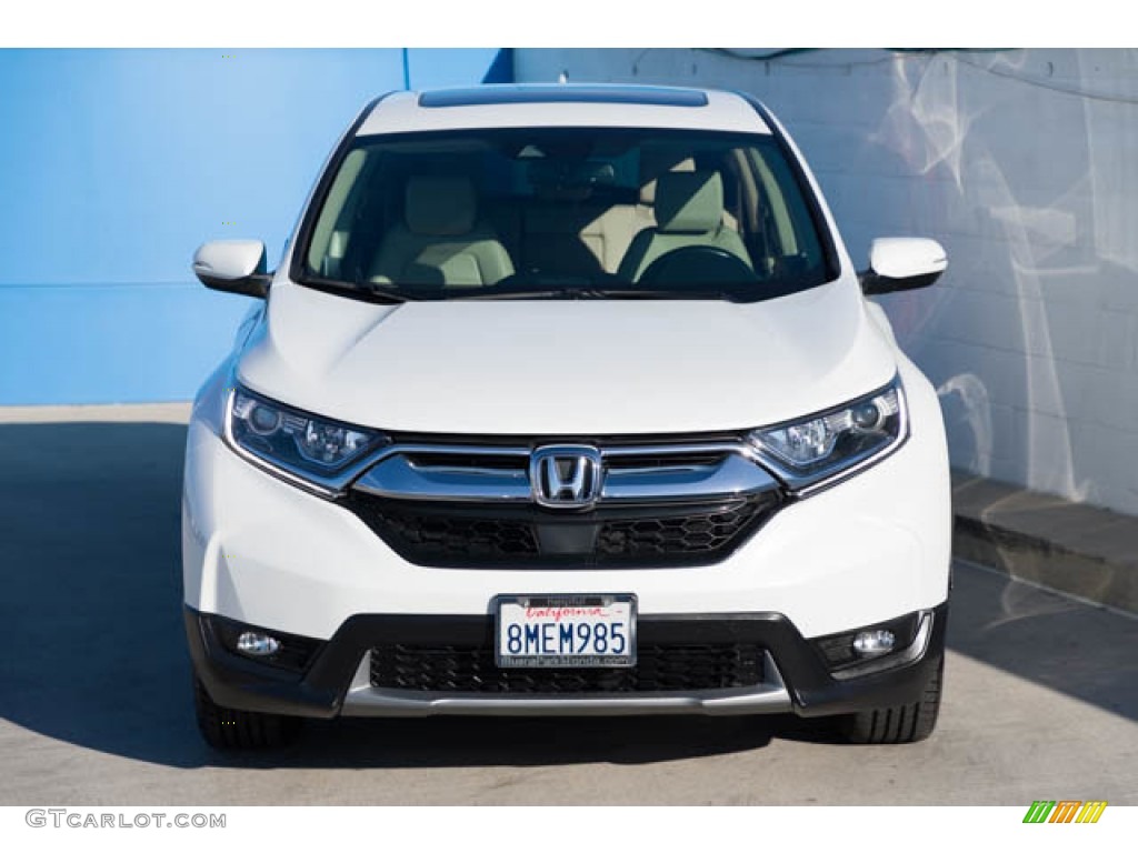 2019 CR-V EX-L - Platinum White Pearl / Ivory photo #7