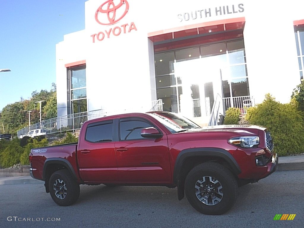 2019 Tacoma TRD Off-Road Double Cab 4x4 - Barcelona Red Metallic / TRD Graphite photo #2