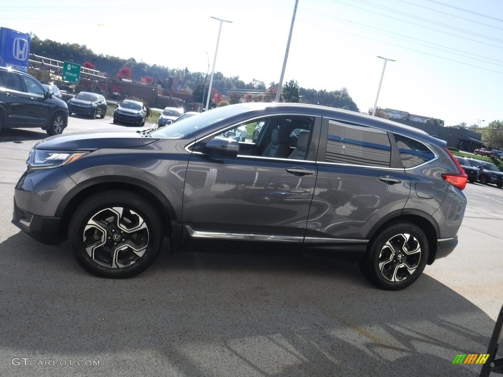 2017 CR-V Touring AWD - Modern Steel Metallic / Gray photo #6