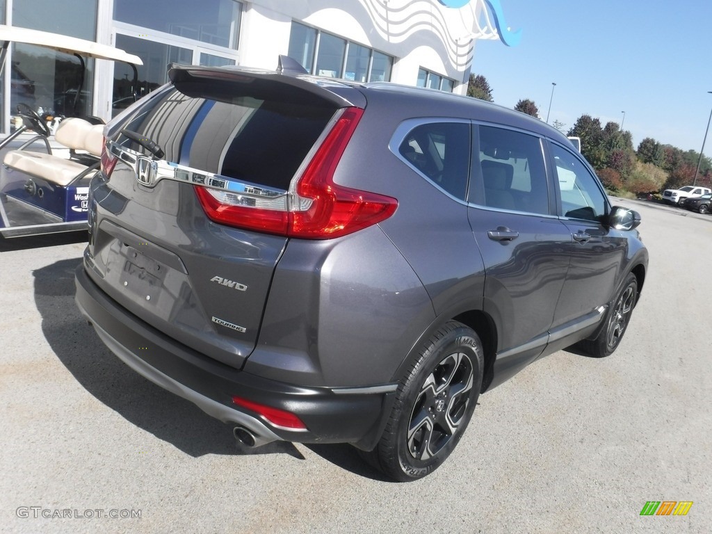2017 CR-V Touring AWD - Modern Steel Metallic / Gray photo #9