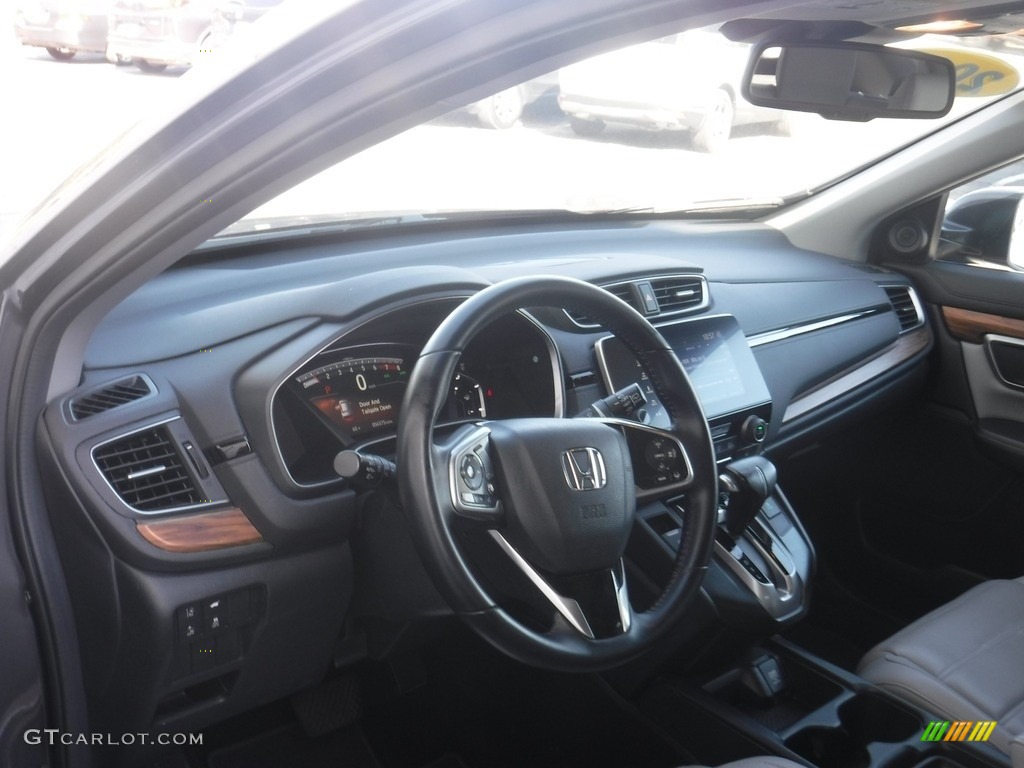 2017 CR-V Touring AWD - Modern Steel Metallic / Gray photo #13