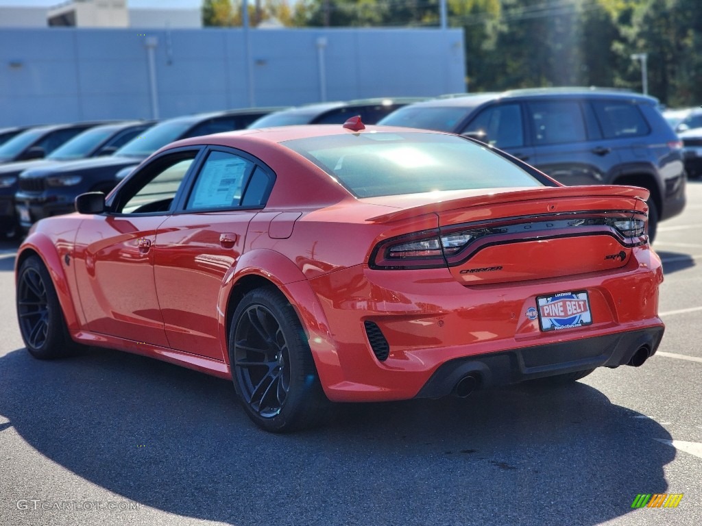 2022 Charger SRT Hellcat Widebody - Go Mango / Black photo #4