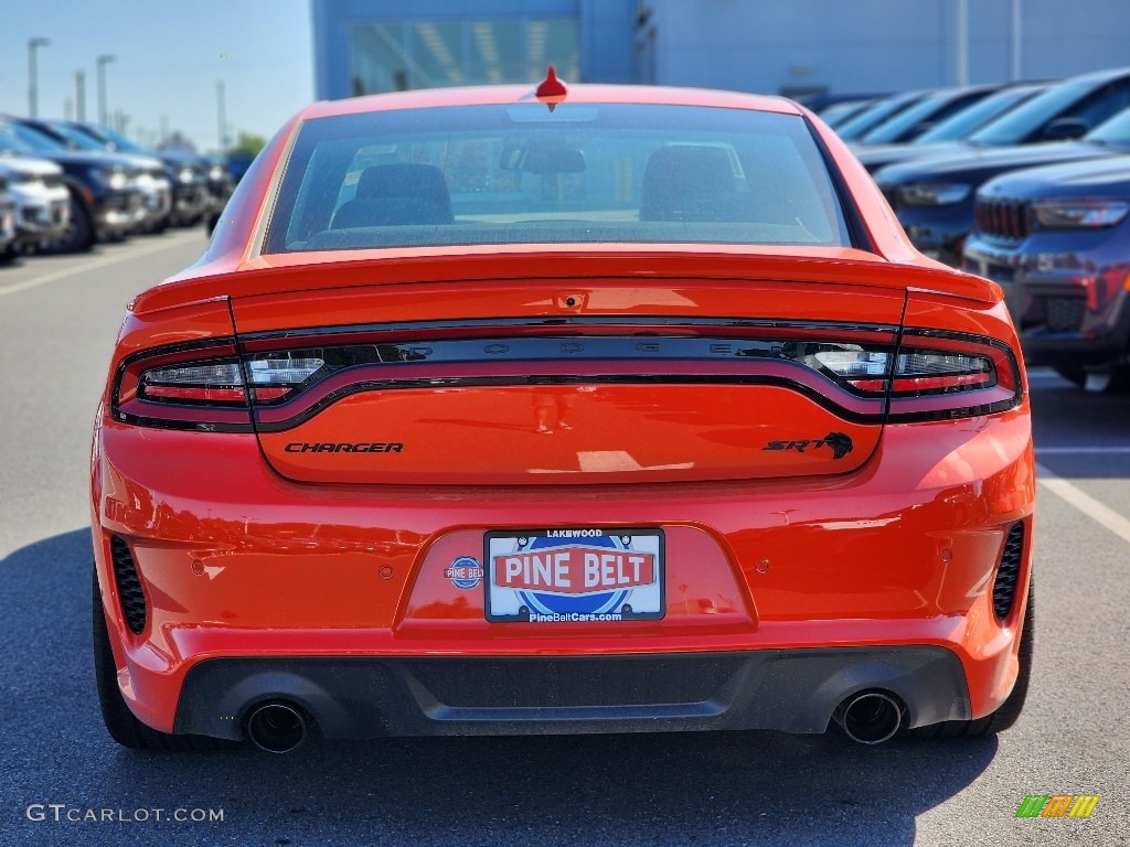 2022 Charger SRT Hellcat Widebody - Go Mango / Black photo #5