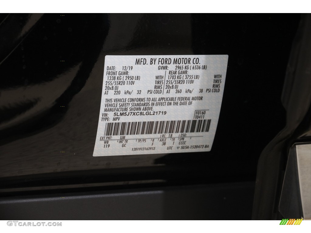 2020 Aviator Reserve AWD - Infinite Black / Slate Gray photo #24