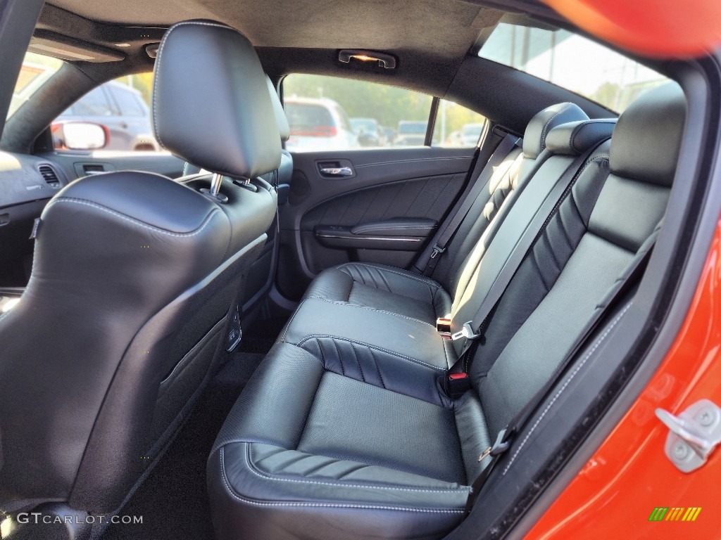 Black Interior 2022 Dodge Charger SRT Hellcat Widebody Photo #145008042