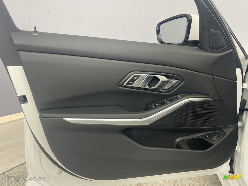 2023 BMW 3 Series 330e Sedan Black Door Panel Photo #145008210