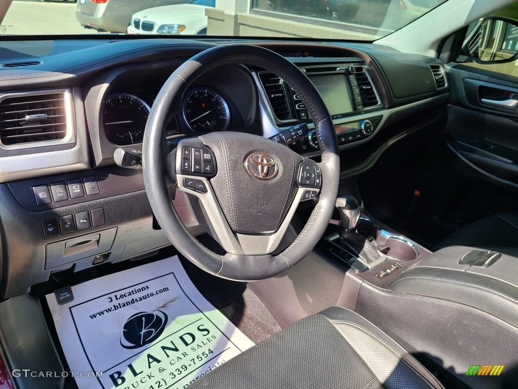 2018 Highlander Limited AWD - Ooh La La Rouge Mica / Black photo #11