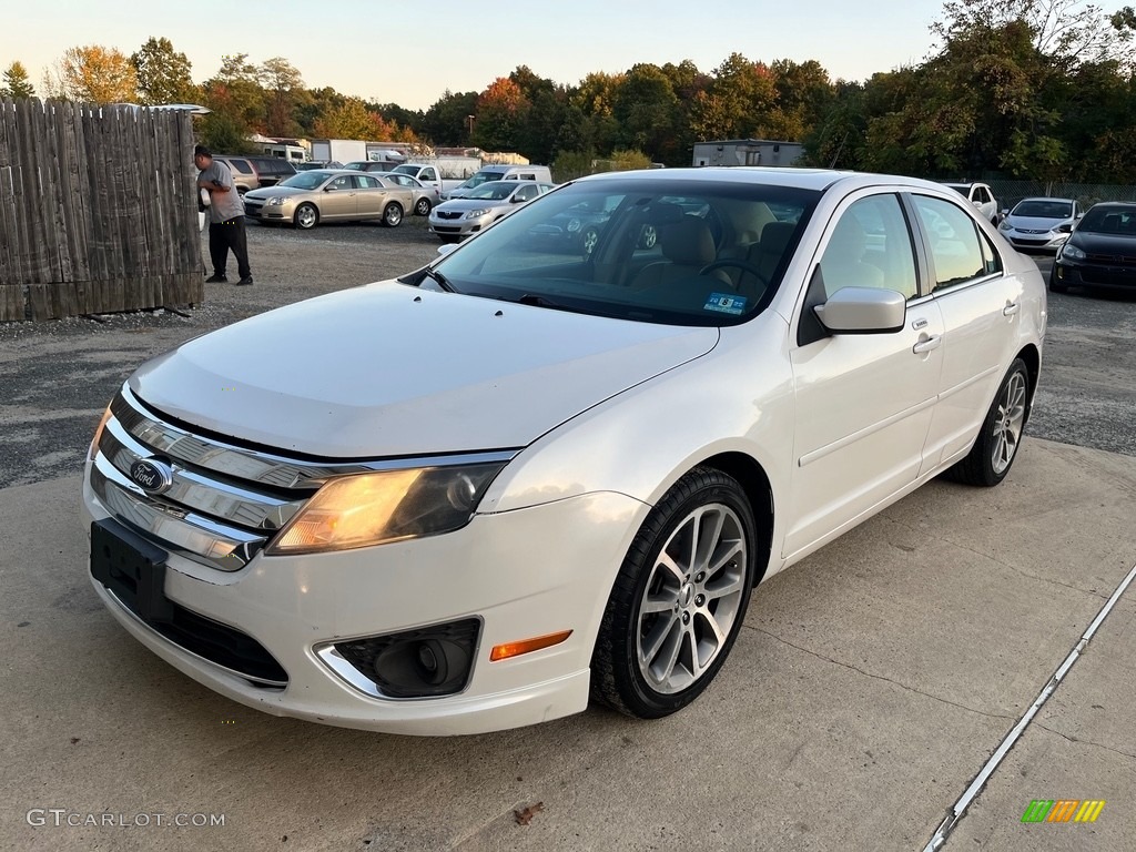 2010 Fusion SEL - White Suede / Camel photo #12