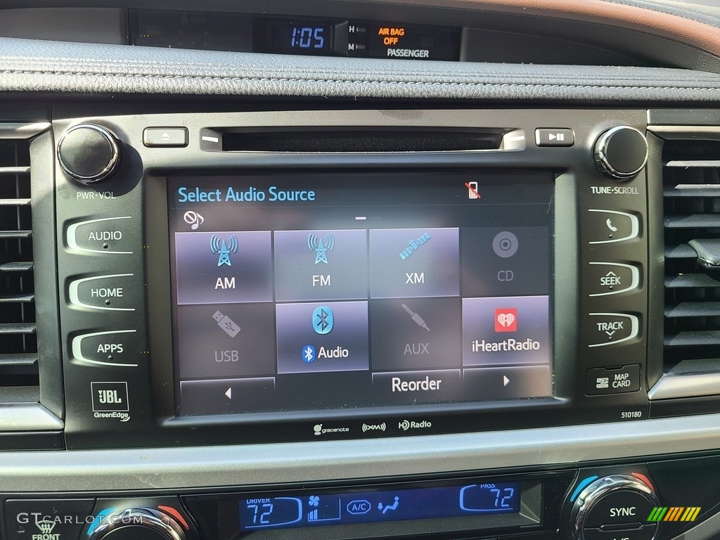 2018 Highlander Limited AWD - Ooh La La Rouge Mica / Black photo #25