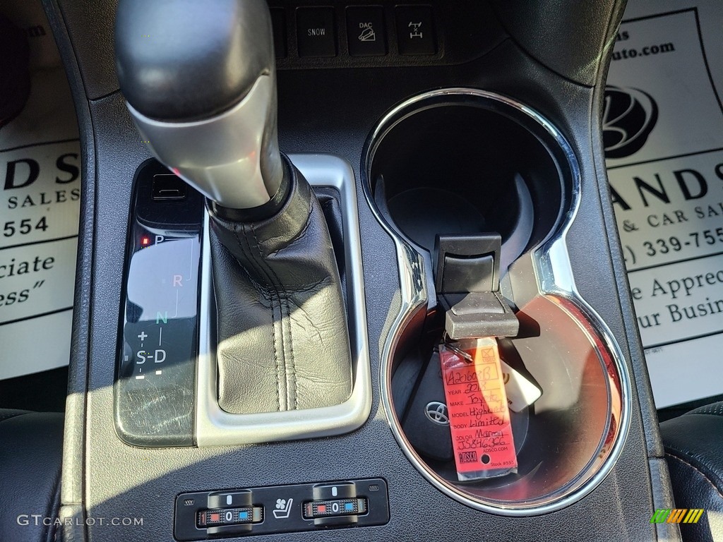 2018 Highlander Limited AWD - Ooh La La Rouge Mica / Black photo #34