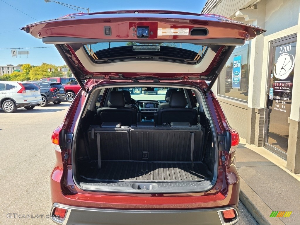 2018 Highlander Limited AWD - Ooh La La Rouge Mica / Black photo #51