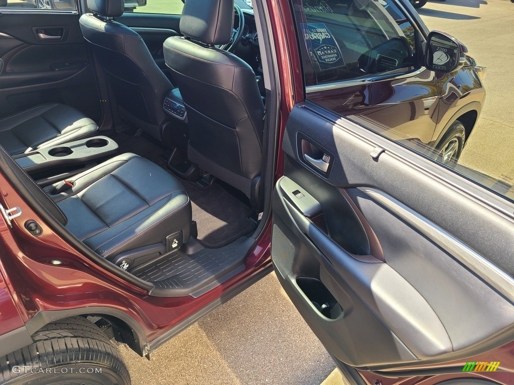 2018 Highlander Limited AWD - Ooh La La Rouge Mica / Black photo #56