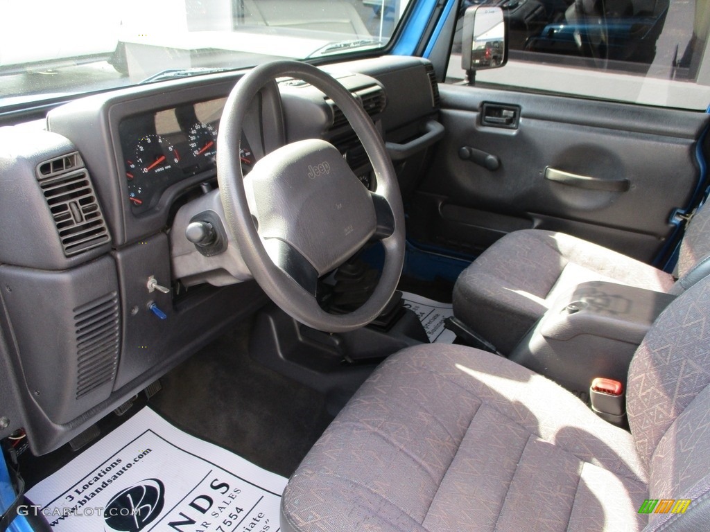 2002 Wrangler X 4x4 - Patriot Blue Pearl / Agate Black photo #6