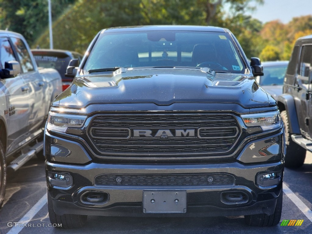 2020 1500 Limited Crew Cab 4x4 - Diamond Black Crystal Pearl / Black photo #2