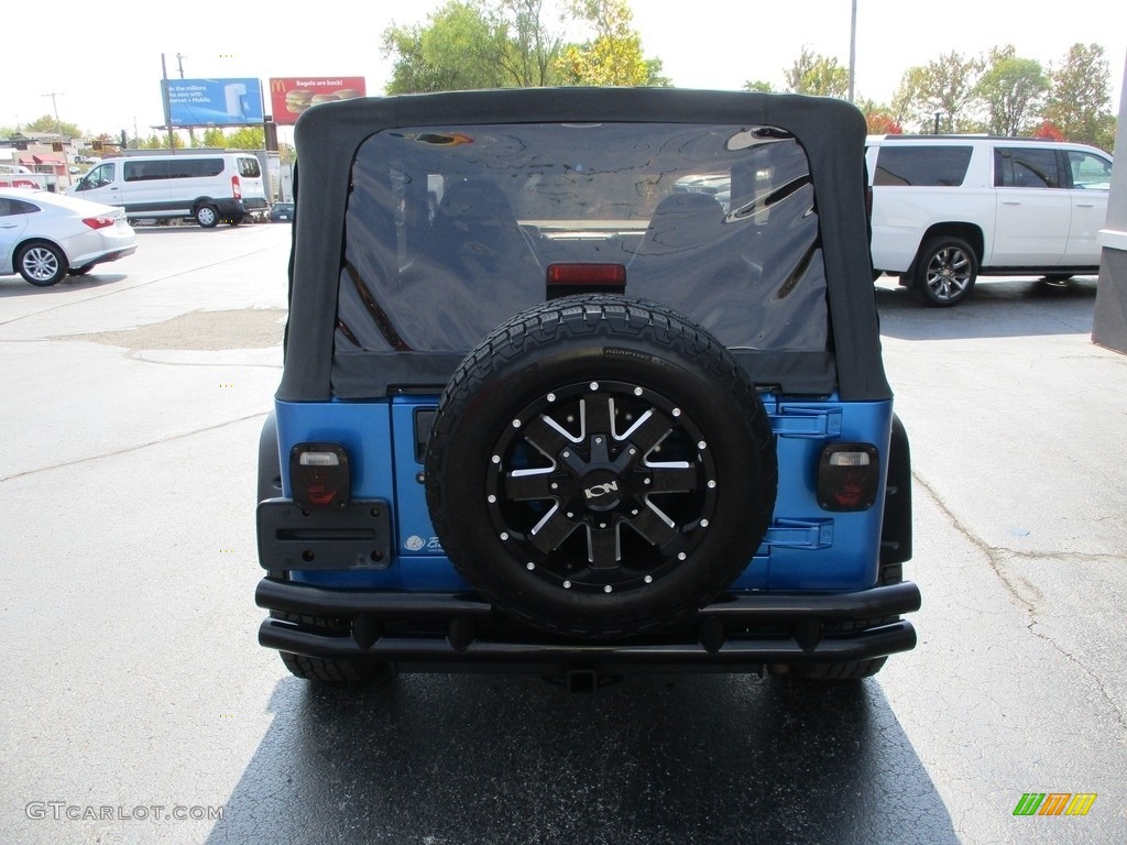 2002 Wrangler X 4x4 - Patriot Blue Pearl / Agate Black photo #18