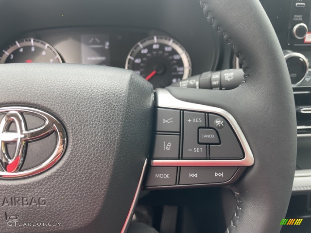 2022 Toyota Highlander LE AWD Graphite Steering Wheel Photo #145011805