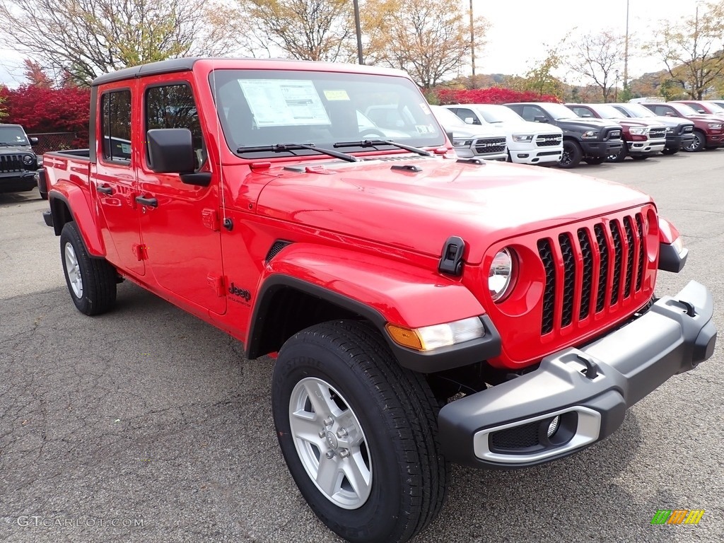 Firecracker Red 2023 Jeep Gladiator Sport 4x4 Exterior Photo #145012438