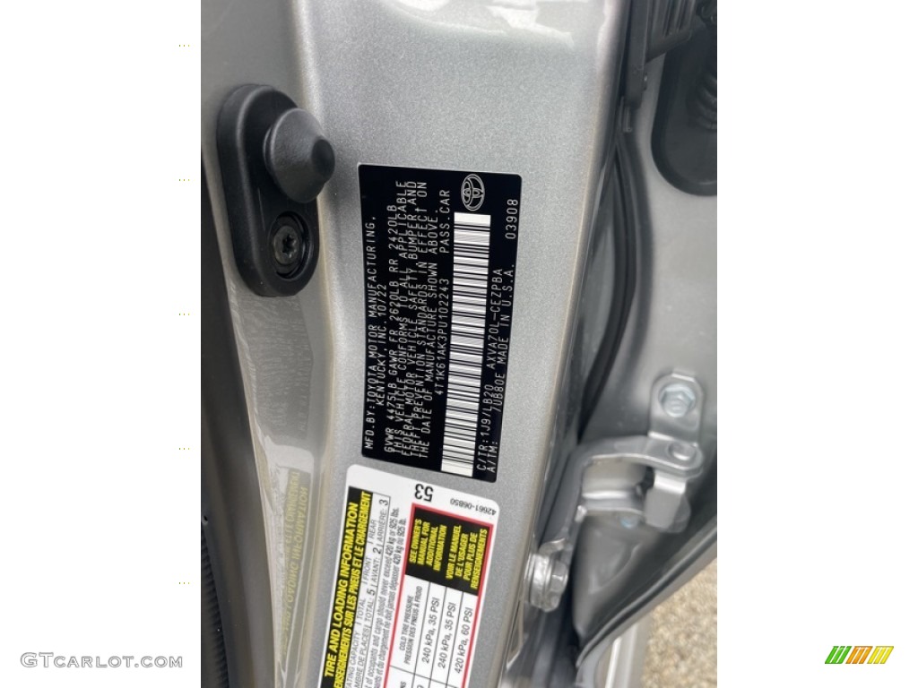 2023 Camry XSE - Celestial Silver Metallic / Black photo #28