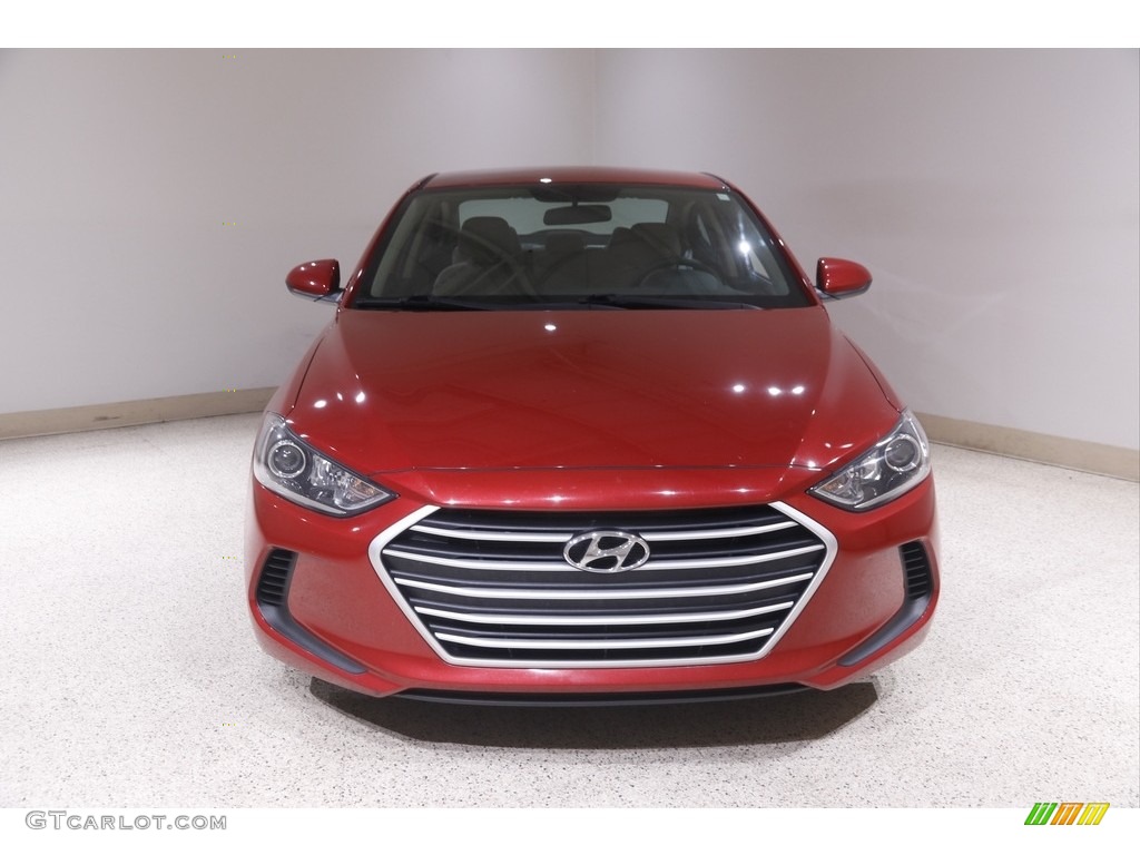 2017 Elantra SE - Red / Beige photo #2