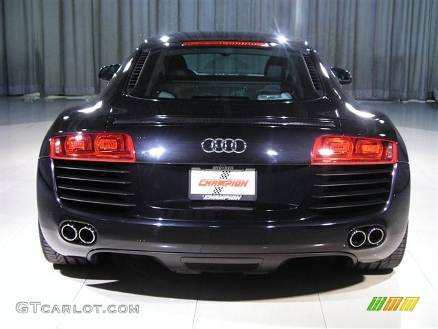 2008 R8 4.2 FSI quattro - Phantom Black Pearl Effect / Black photo #20