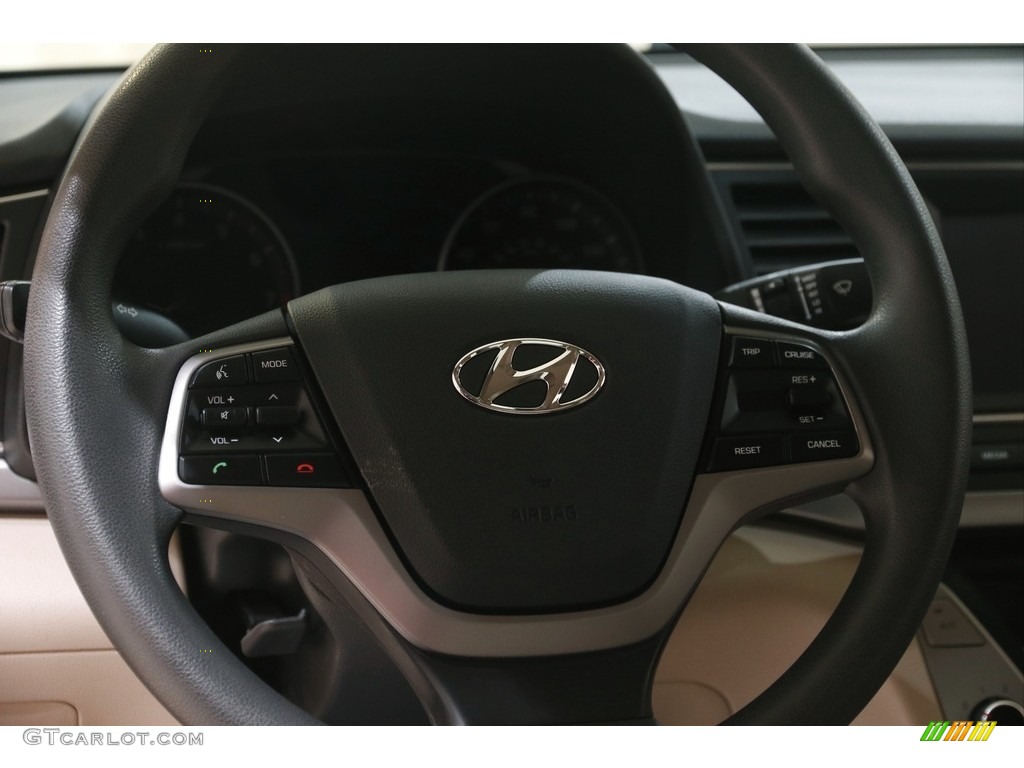 2017 Elantra SE - Red / Beige photo #7