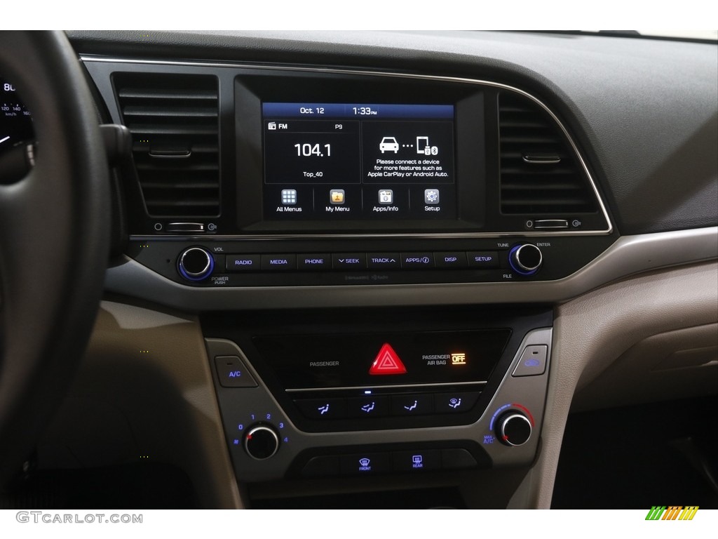2017 Elantra SE - Red / Beige photo #9