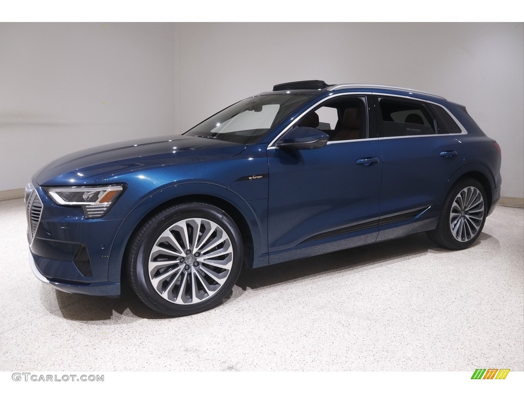 Galaxy Blue Metallic 2019 Audi e-tron Prestige quattro Exterior Photo #145013368