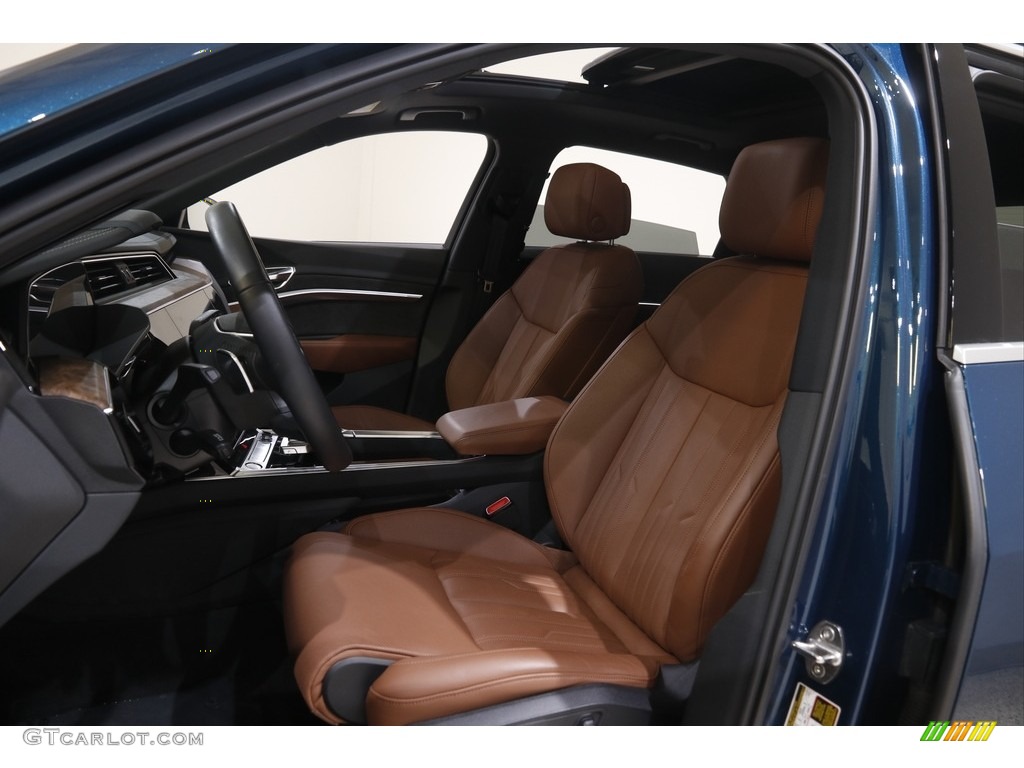Okapi Brown Interior 2019 Audi e-tron Prestige quattro Photo #145013407