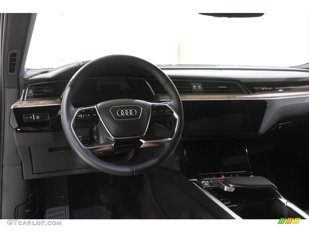 2019 Audi e-tron Prestige quattro Okapi Brown Dashboard Photo #145013422