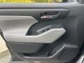 Graphite 2022 Toyota Highlander XLE AWD Door Panel