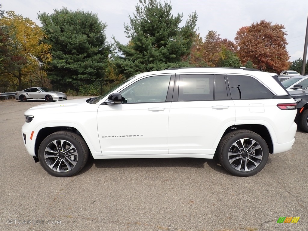 Bright White 2023 Jeep Grand Cherokee Overland 4x4 Exterior Photo #145013860