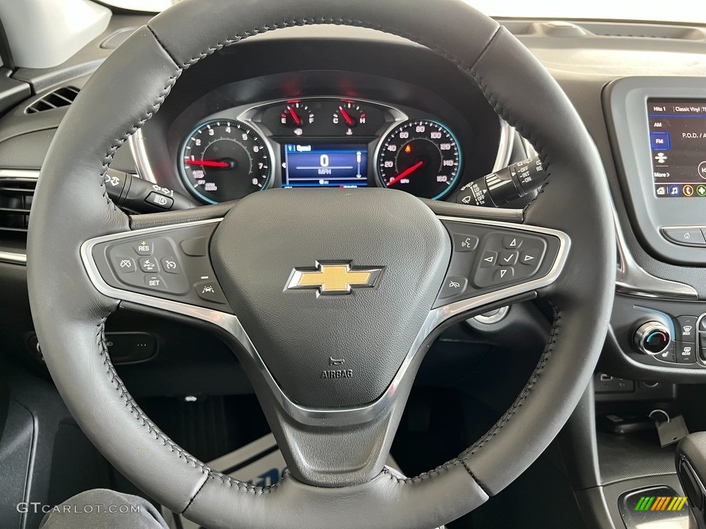 2022 Chevrolet Equinox LT Jet Black Steering Wheel Photo #145013965