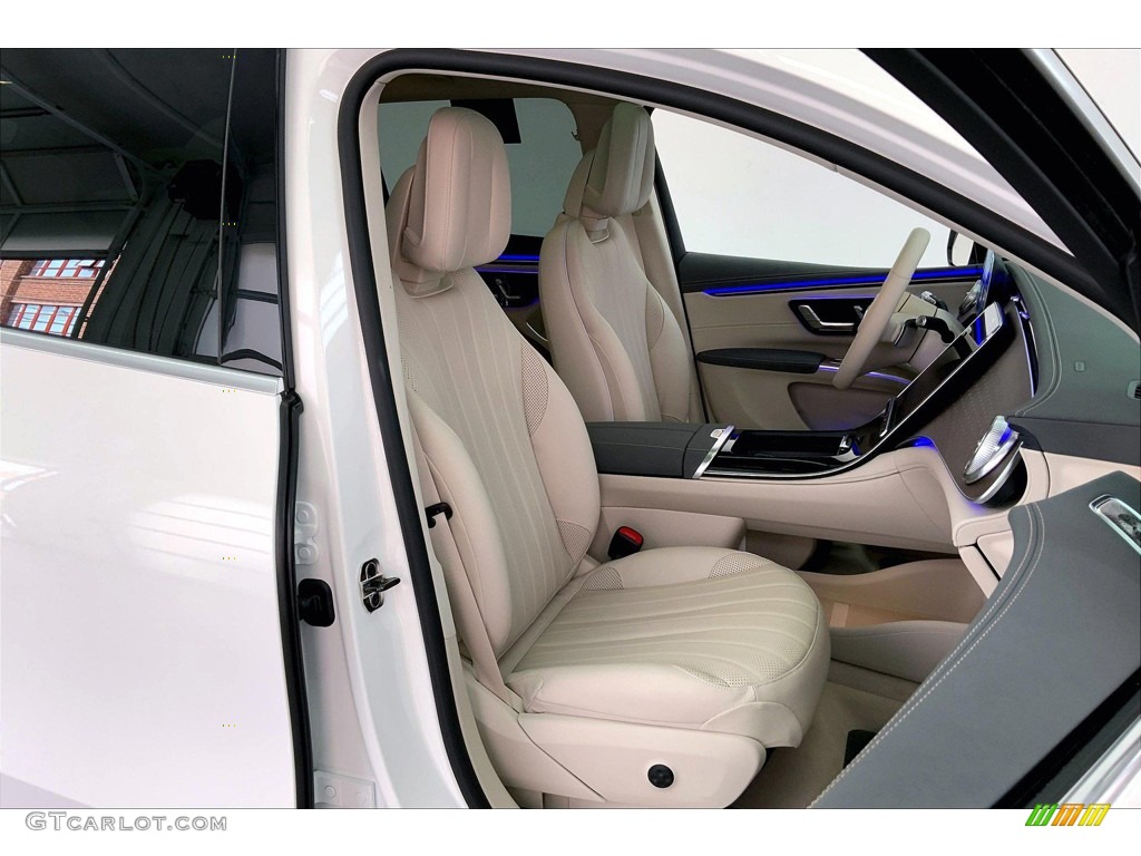 2023 EQS 450+ SUV - Polar White / Macchiato Beige/Space Gray photo #5