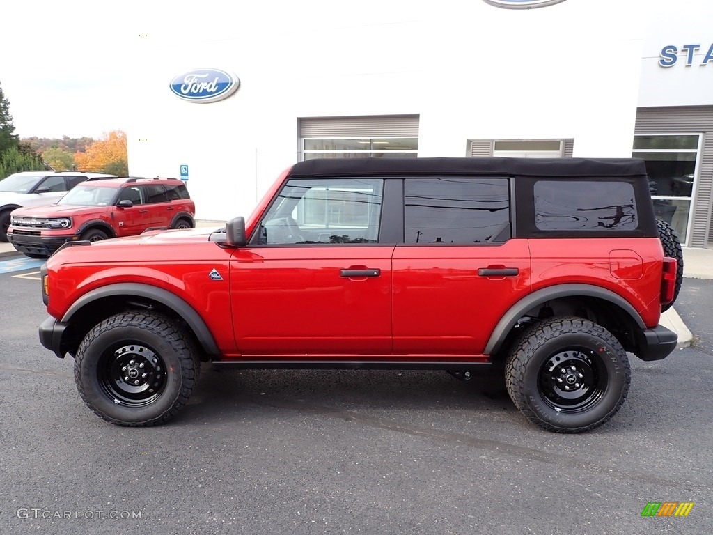 Hot Pepper Red Metallic 2022 Ford Bronco Black Diamond 4x4 4-Door Exterior Photo #145014409