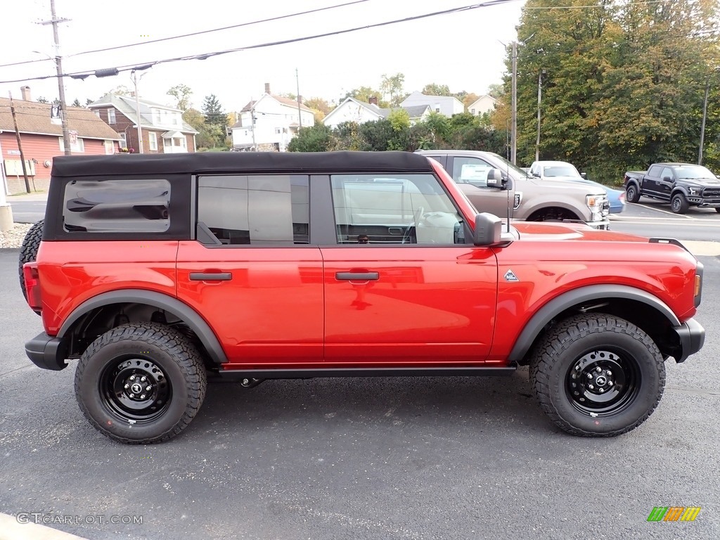 Hot Pepper Red Metallic 2022 Ford Bronco Black Diamond 4x4 4-Door Exterior Photo #145014475