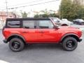 Hot Pepper Red Metallic 2022 Ford Bronco Black Diamond 4x4 4-Door Exterior