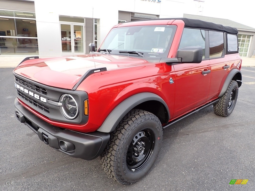 Hot Pepper Red Metallic 2022 Ford Bronco Black Diamond 4x4 4-Door Exterior Photo #145014517