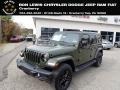 Sarge Green 2023 Jeep Wrangler Unlimited Sahara Altitude 4x4