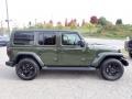 Sarge Green 2023 Jeep Wrangler Unlimited Sahara Altitude 4x4 Exterior