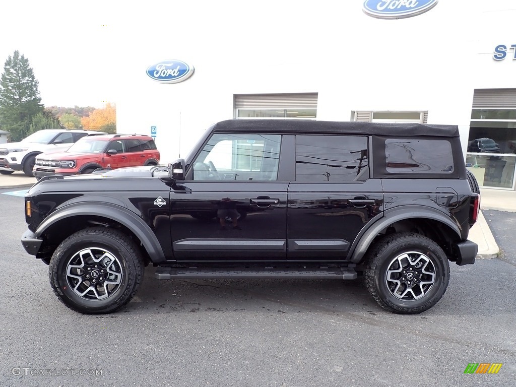 Shadow Black 2022 Ford Bronco Outer Banks 4x4 4-Door Exterior Photo #145014673