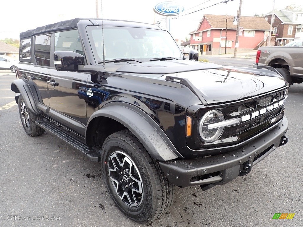 2022 Bronco Outer Banks 4x4 4-Door - Shadow Black / Roast/Black Onyx photo #7