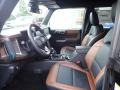 2022 Ford Bronco Roast/Black Onyx Interior Front Seat Photo