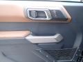 Roast/Black Onyx 2022 Ford Bronco Outer Banks 4x4 4-Door Door Panel