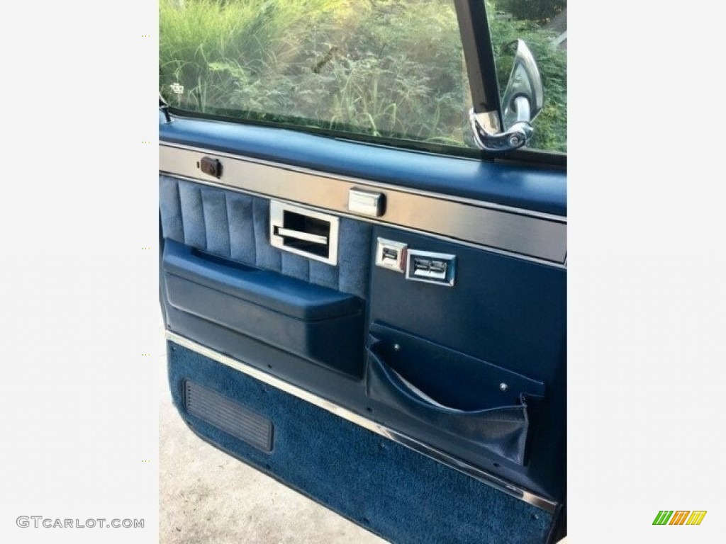 1987 C/K R10 Silverado Regular Cab - Midnight Blue / Blue photo #7