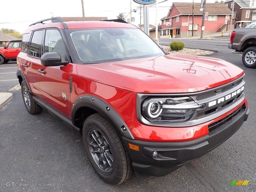 Hot Pepper Red 2022 Ford Bronco Sport Big Bend 4x4 Exterior Photo #145015045