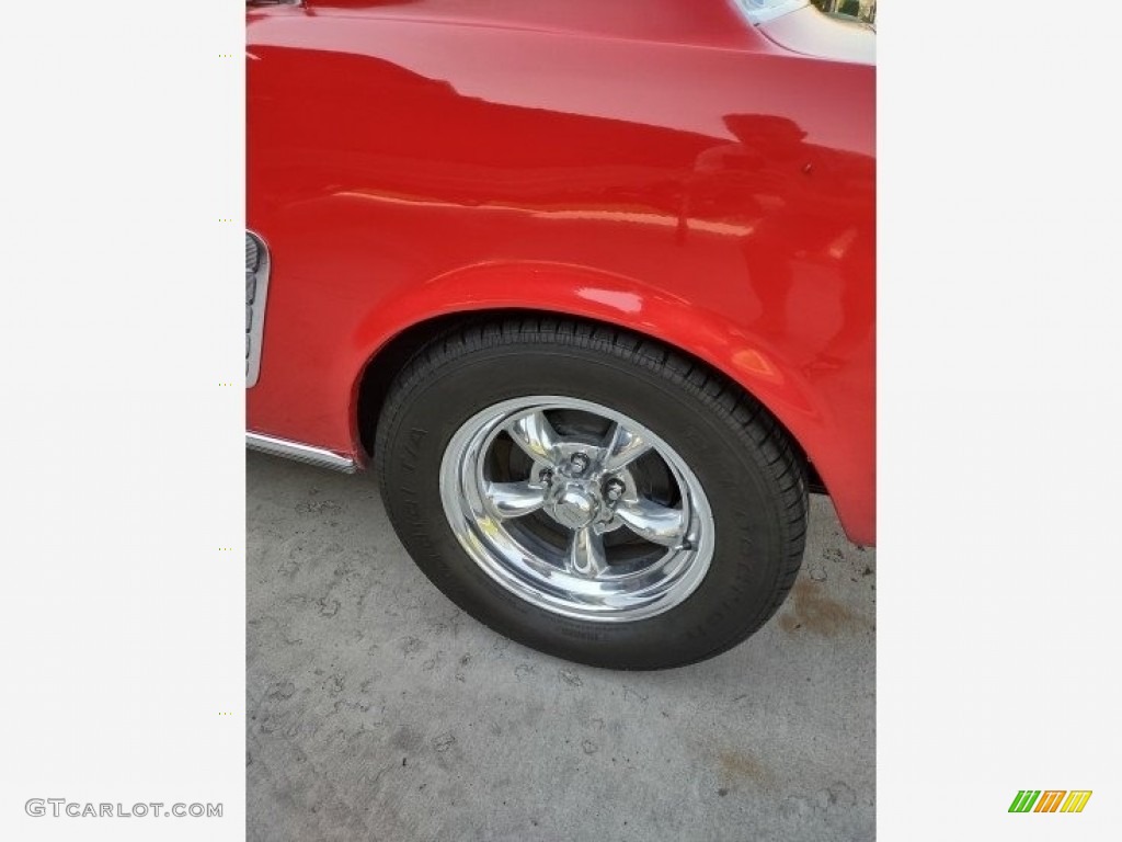 1965 Mustang Coupe - Rangoon Red / White photo #10