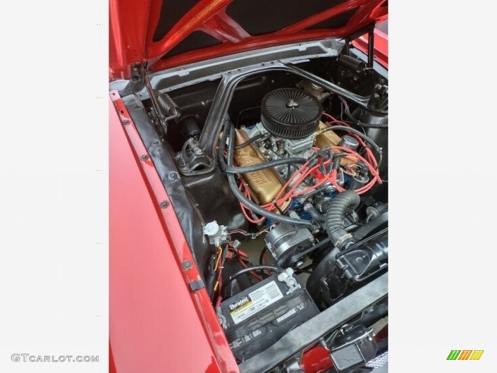 1965 Mustang Coupe - Rangoon Red / White photo #18